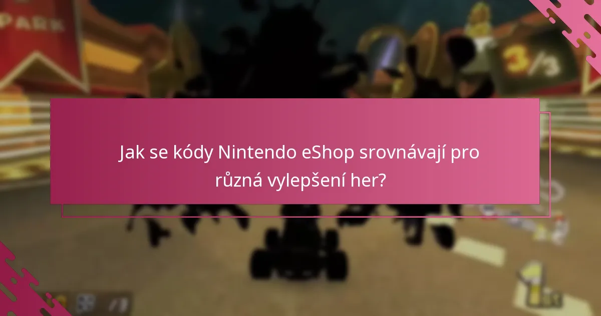 Jaké jsou požadavky na způsobilost pro uplatnění kódů Nintendo eShop?