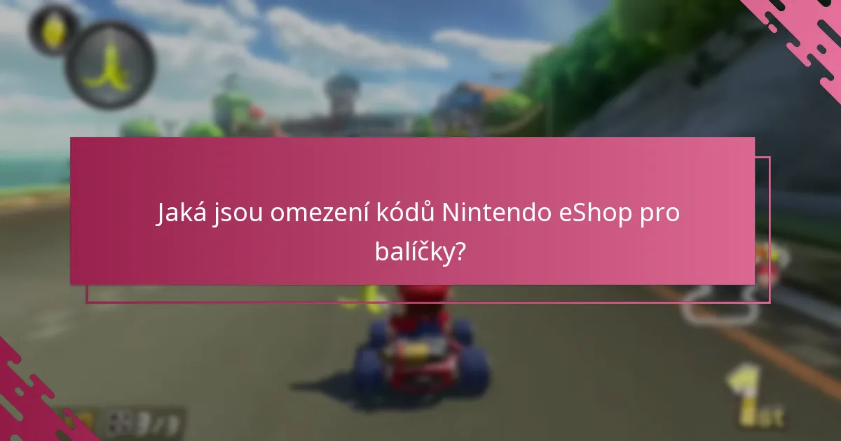 Jaké typy balíčků jsou k dispozici pro Mario Kart 8 Deluxe?