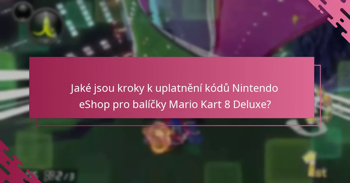 Jaká jsou omezení kódů Nintendo eShop pro balíčky?